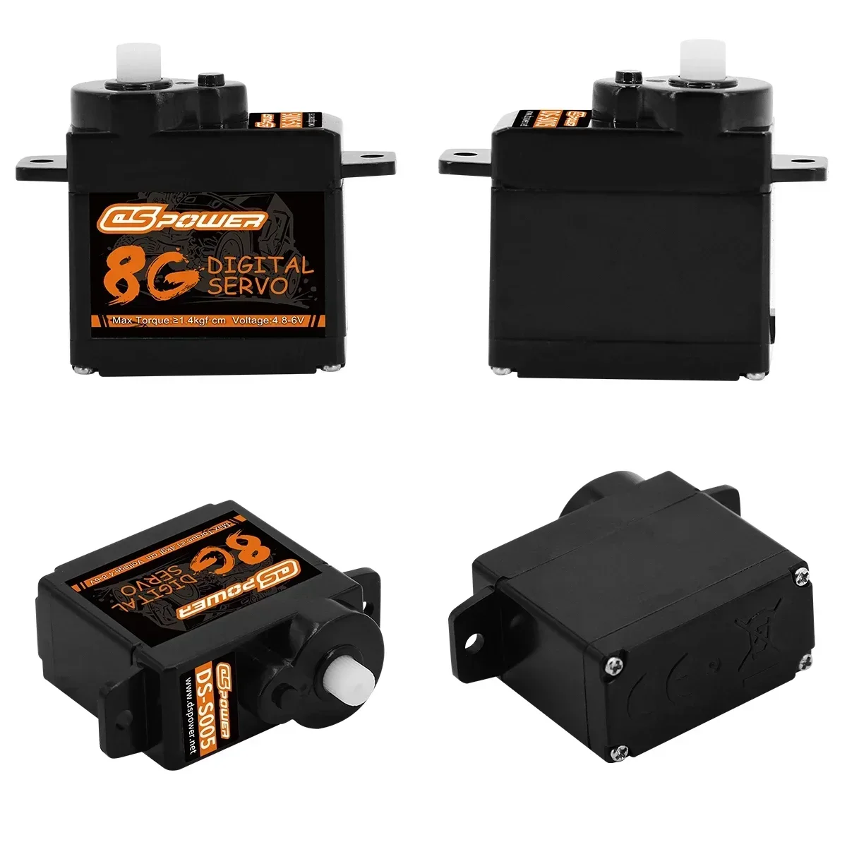 Dspower 8g digitaler kernloser Servomotor Kunststoff getriebe Mikros ervos für rc Auto scx24 wltoys k969 k989 k999 Flugzeug roboter