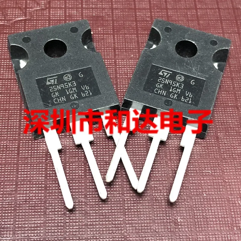 2pcs NEW 25N95K3 STW25N95K3 TO-247 950V 22A