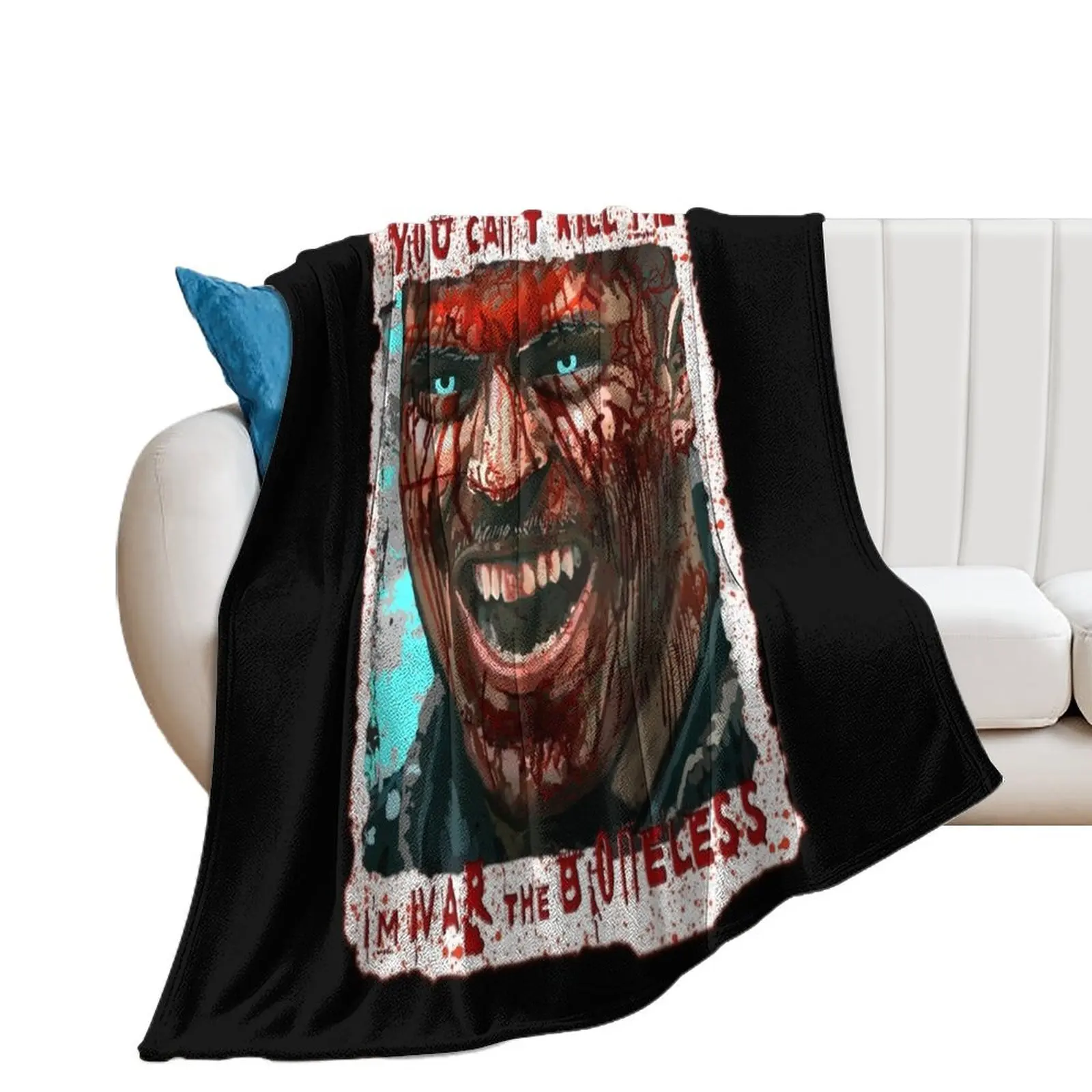 Ivar the Boneless Viking King Painting Throw Blanket Blankets Sofas Of Decoration Decorative Sofas Blankets