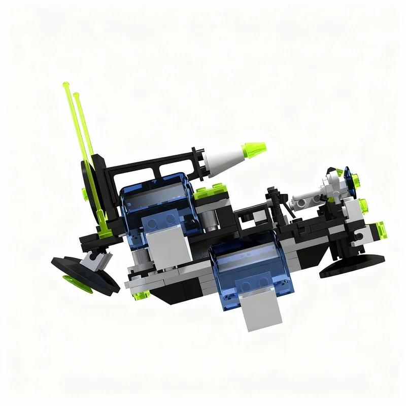121pcs MOC 6899 Alt - Nebula Explorer Space Exploriens Model Building Blocks Toys DIY Birthday 3D Assemble Display Idea Art
