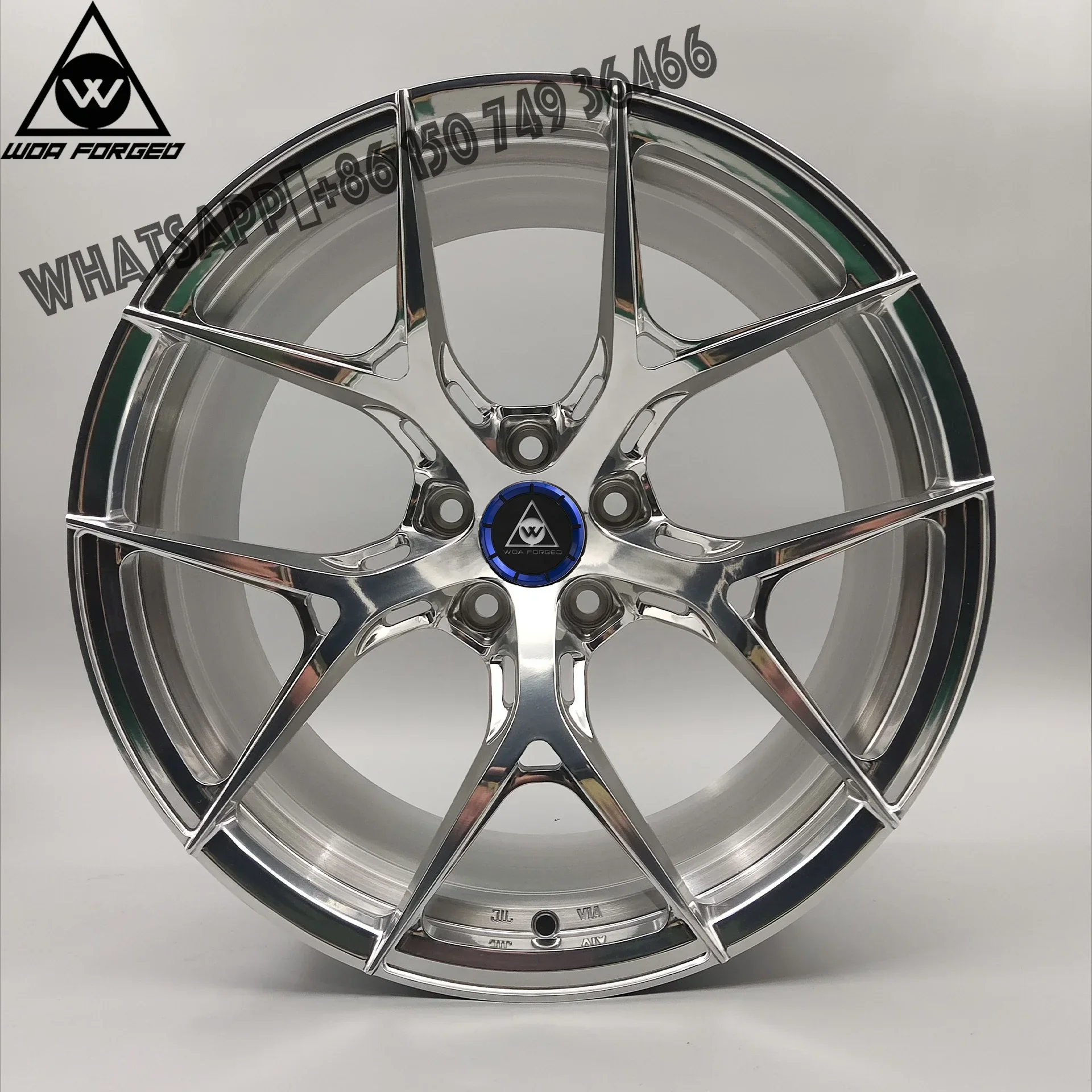 

WOAFORGED Hf-5 High Strength Polished Chrome Forged Wheels Car Wheels Aluminum Customized for BMW Mercedes benz Range Rover Jeep