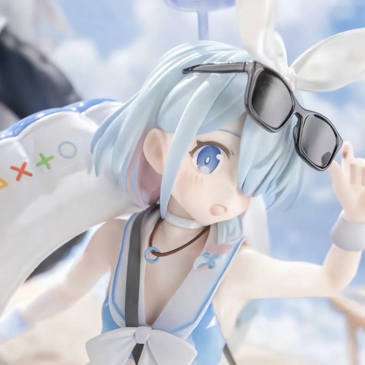 الأزرق الأرشيف أنيمي الشكل أرونا برانا نو أرنب فتاة نموذج هدية مزخرفة المواد البلاستيكية 240 مللي متر الارتفاع/6 Sc تحصيل