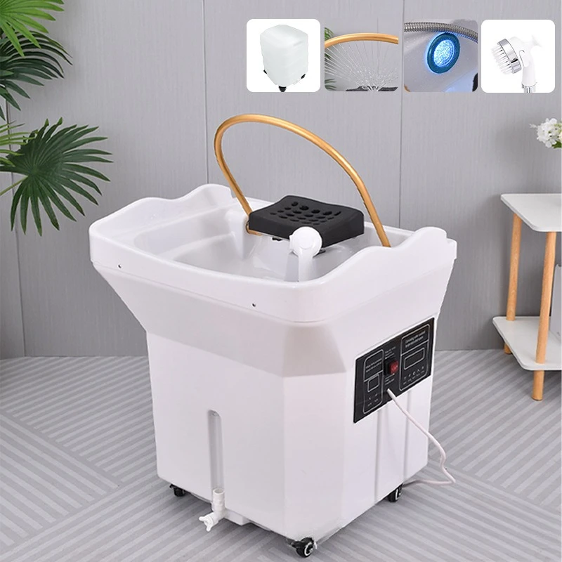 Special mobile shampoo basin head treatment machine for beauty salons and health centers