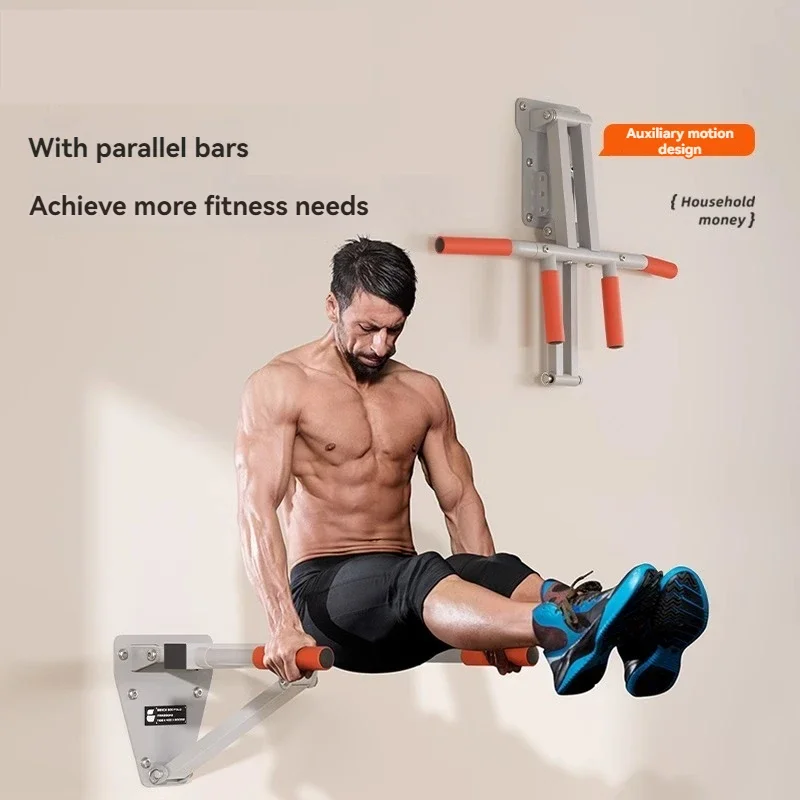 Pull-up device home indoor horizontal bar punching wall fixed wall single parallel bar sandbag rack fitness equipment