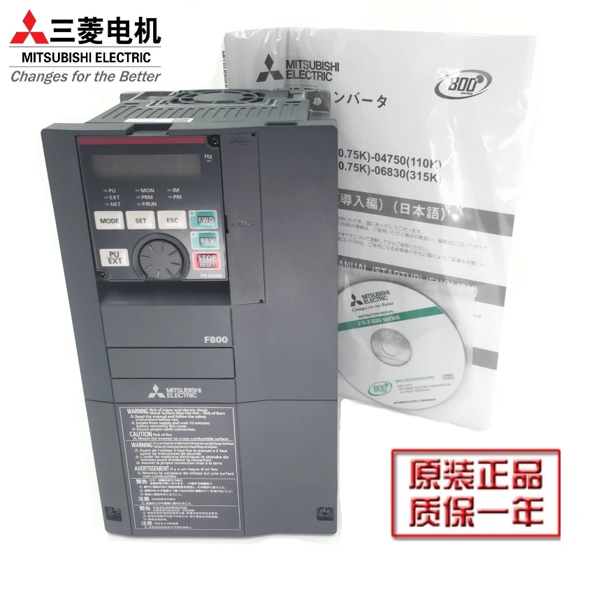 The new original Mitsubishi inverter FR-F840-00126-2-60 replaces FR-F740-5.5K-CHT for postage.