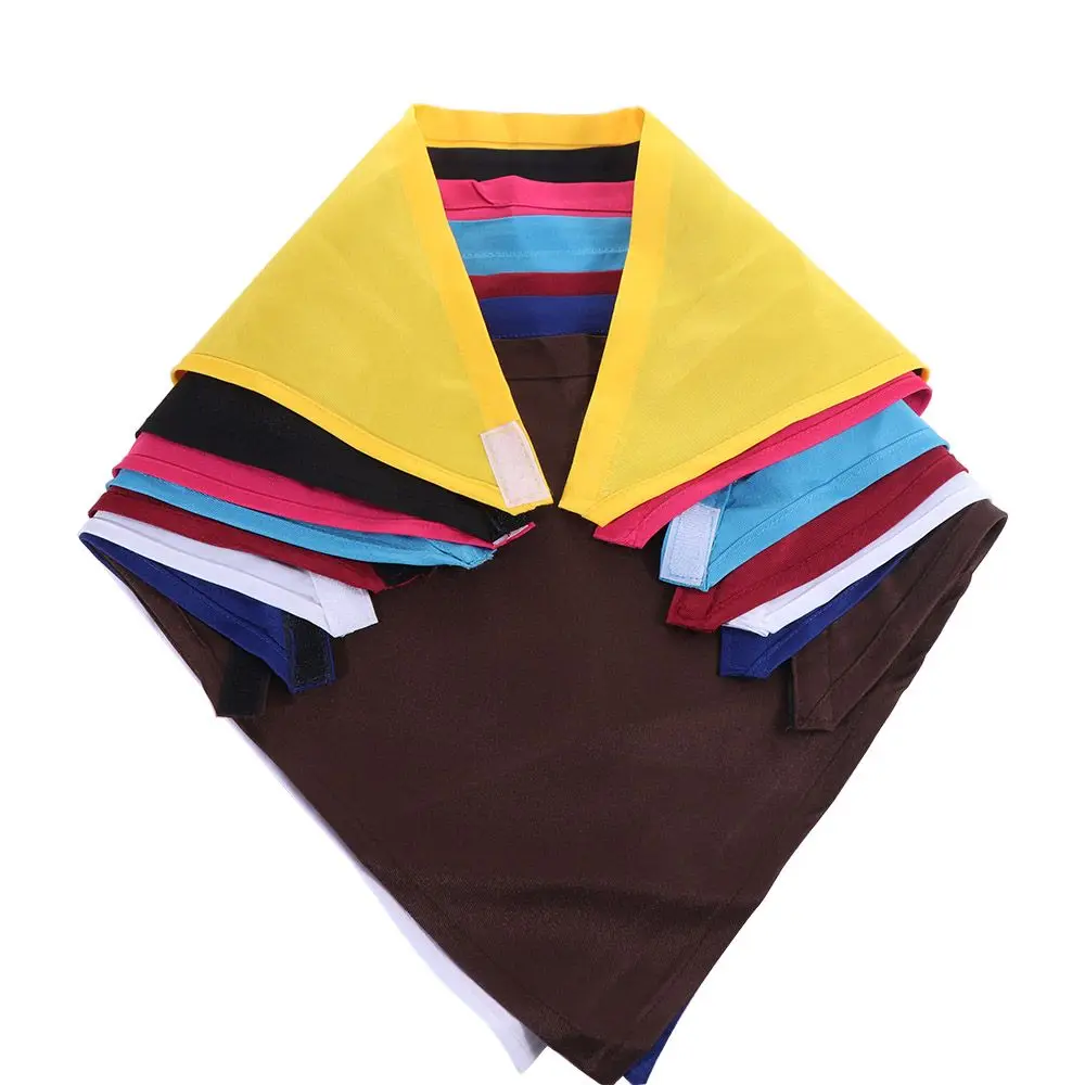 Catering Berretto da cucina Triangolo Berretto da lavoro da cucina Filo di cotone Incollaggio Cappello turbante da lavoro Colori multipli Cappello da cameriera giapponese Chef