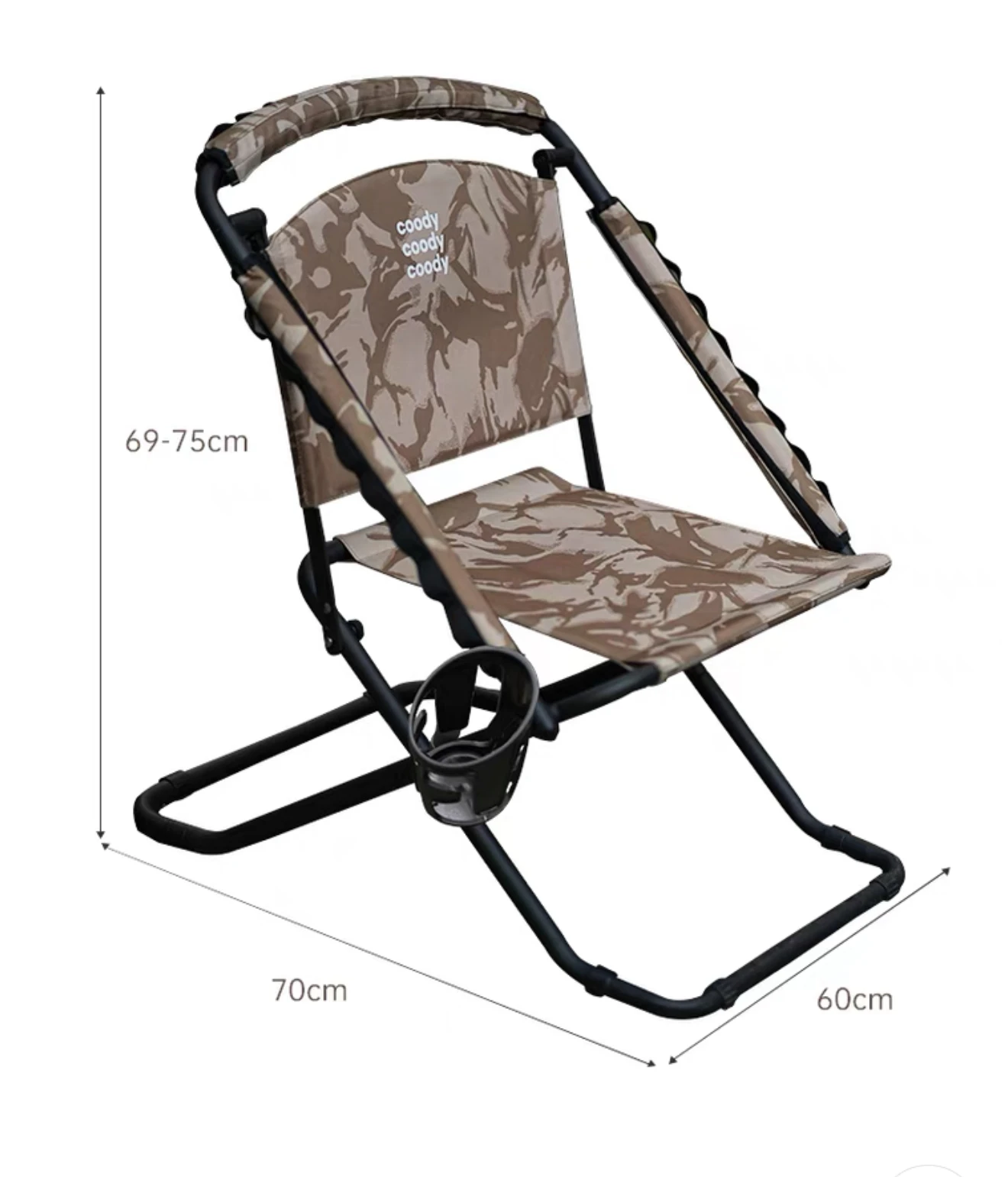 في الهواء الطلق التكتيكية كرسي قابل للطي نزهة الصيد قابل للتعديل المحمولة التخييم مروحة اللون كرسي
