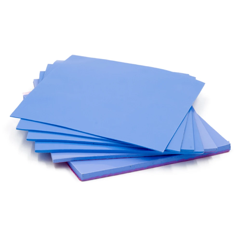 RGEEK التيار المتناوب لوحة حرارية 6.0 واط/mK GPU وحدة المعالجة المركزية المبرد عالية كفاءة التبريد موصل بطانة حماية من السيليكون وسادة حرارية لصق وحدة المعالجة المركزية منصات الحرارية