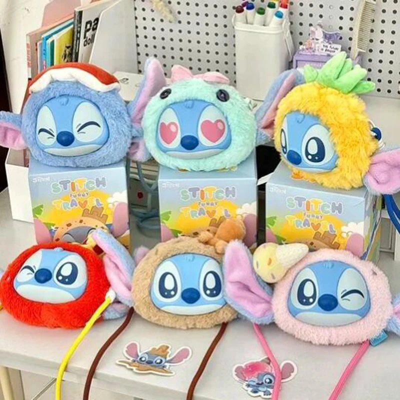 

Disney Stitch Strange Good Back Bag Plush Cute Doll Small Pendant Doll Surprise Blind Box Birthday Gift