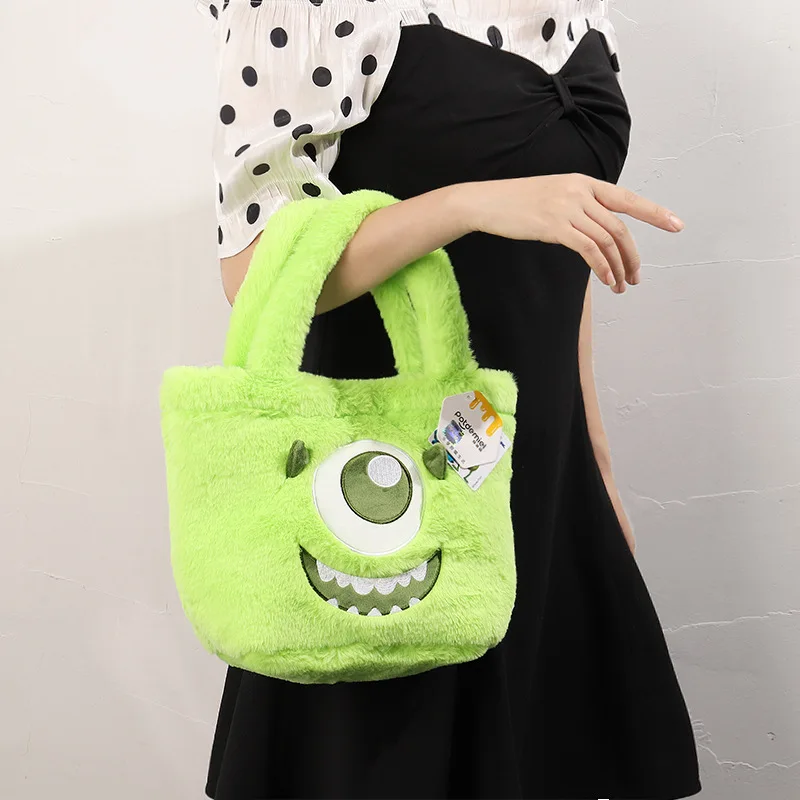 Disney Mike Wazowski Leisure Armpit Bag Cartoon & Cute Handbag valentines Gift Large Capacity