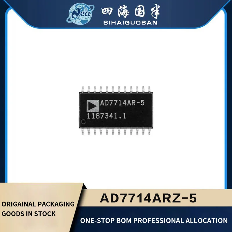 

1PCS New Packaging AD7714ARZ-5 SOP24 AD7714YRUZ-REEL7 TSSOP24 Analog-To-Digital Converter Chip