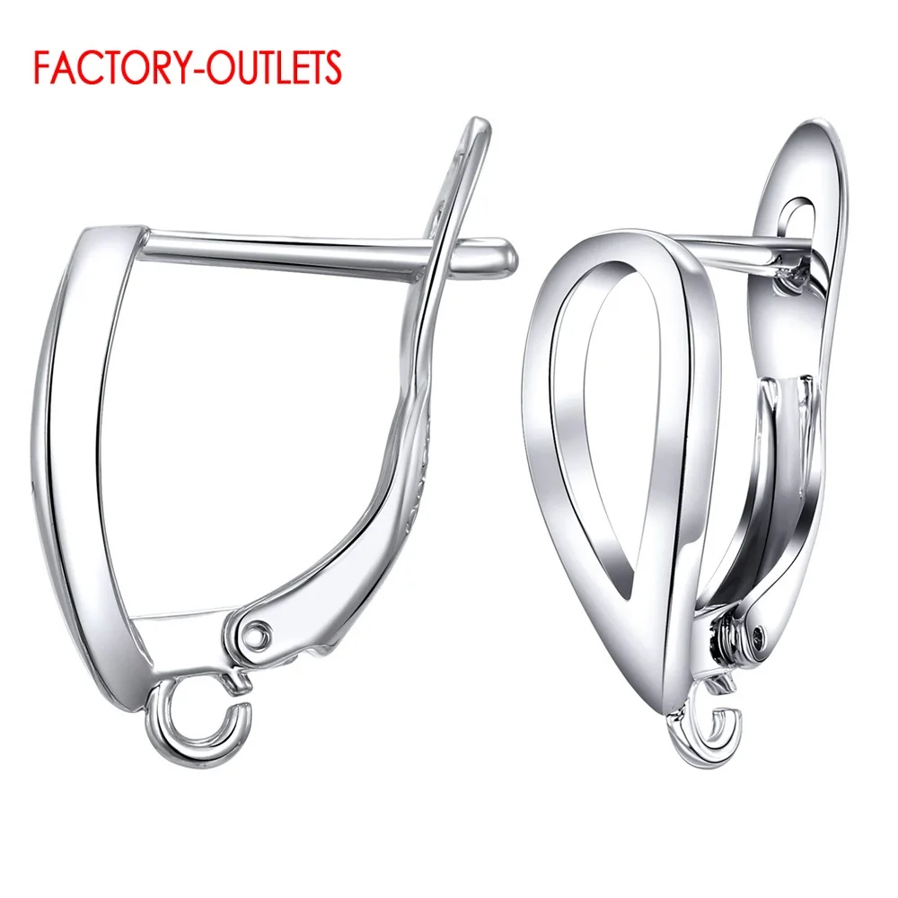 New Arrivals High Quality DIY Fashion Jewelry Findings Genuine 925 Sterling Silver Earring Findings Fast Delivery Speed