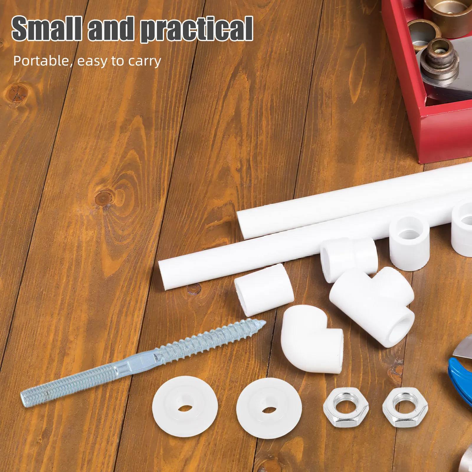 High Strength Basin Fixing Screws Set for Secure Bathroom Sink Wall Bracket Mounting
