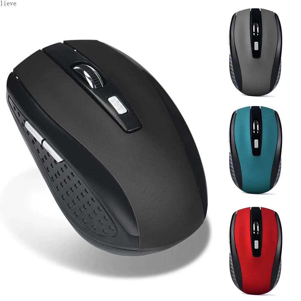 Mouse Wireless Gaming 2.4GHz DPI regolabile 6 pulsanti Mouse ottico ricevitore USB Mouse Gamer Mouse per pc Laptop computer