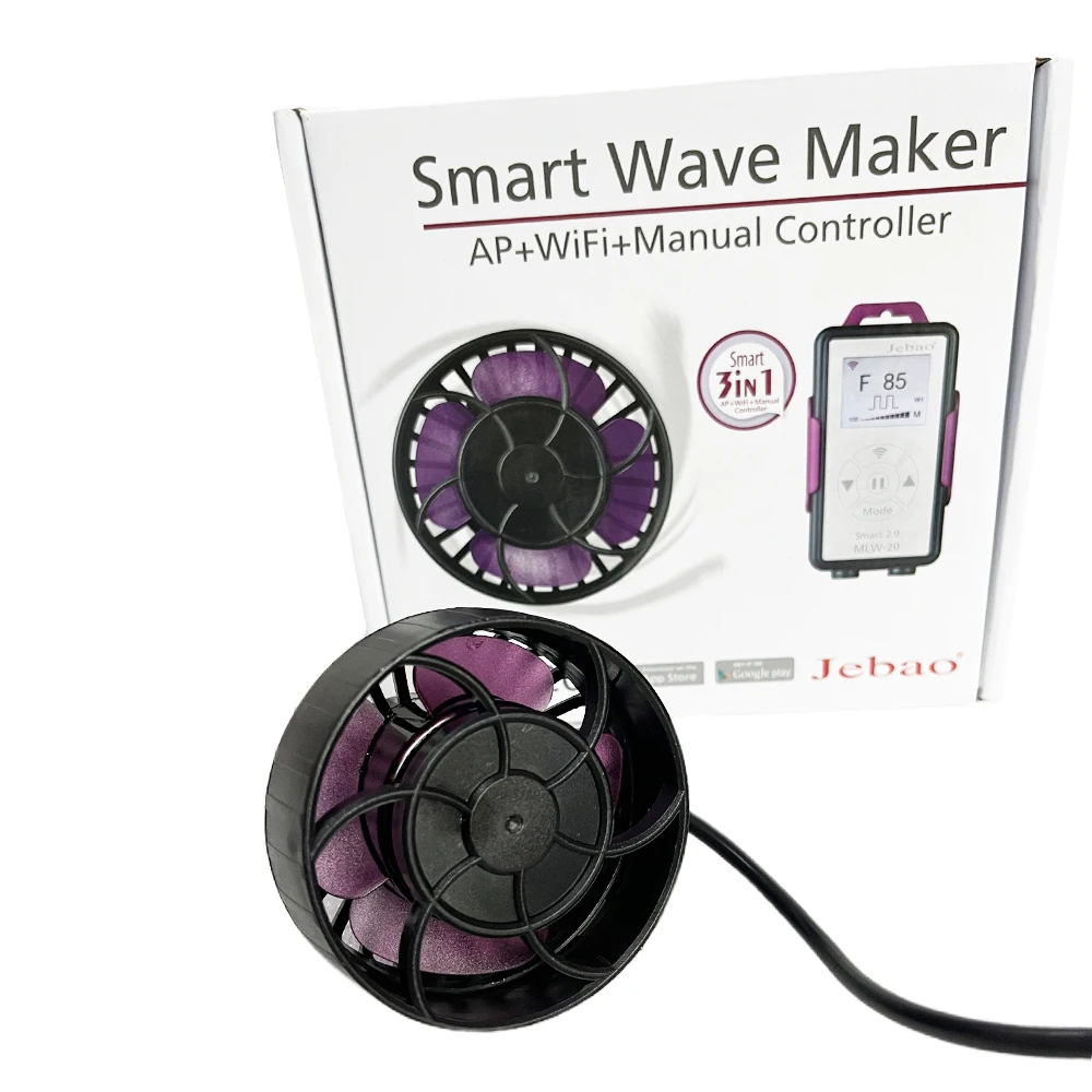 MLW-5 MLW-10 MLW-20 MLW-30 Series Aquarium Smart Wave Maker Flow Pump with WiFi LCD Controller for Fish Tank