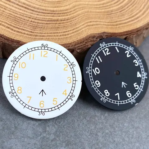 Mod Watch Dial Accessories 29mm Arabic Number Black White Watch Face For NH35 NH36 ETA2824 PT5000 Miyota 8215 Men Watch Parts