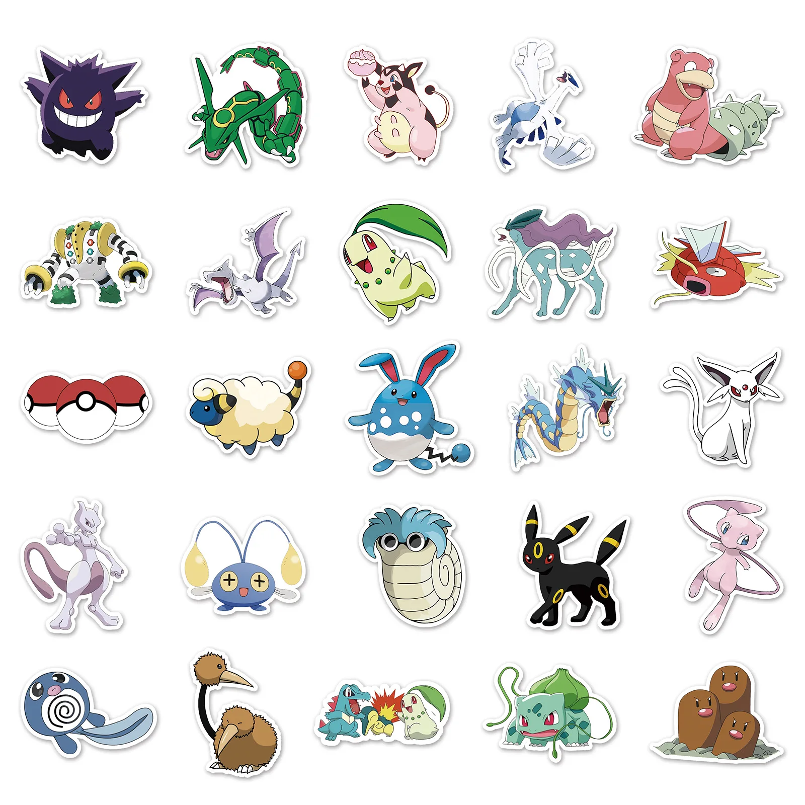 100 stuks Kawaii Pikac Cartoon - Laptop Accessories Kids recensie en prijs