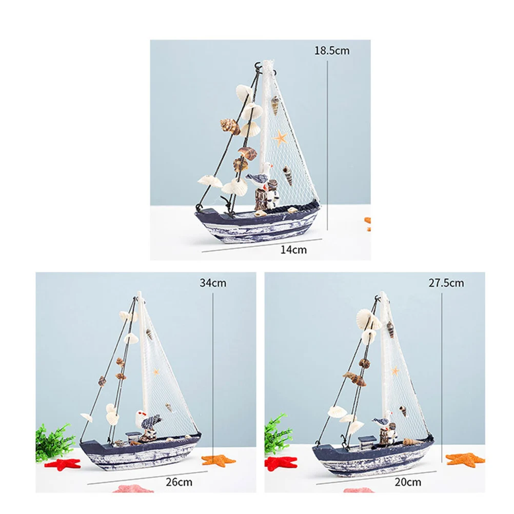 

Mini Wooden Decoration Resin Crafts Home Decoration Ornament Resin Crafts Ornaments Mini Sailing Sailing Boat Ornament Boat Toy