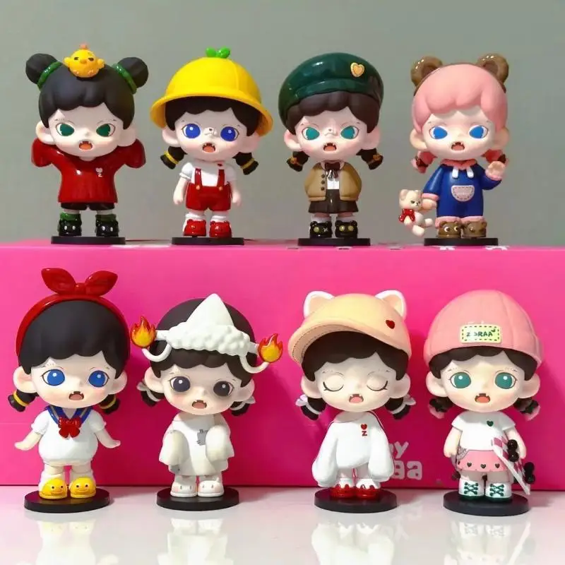 

52toys New In Stock Zoraa Series Trendy Play Blind Box Sister Cute Girl Desktop Decoration Mysterious Box Surprise Doll Gifts