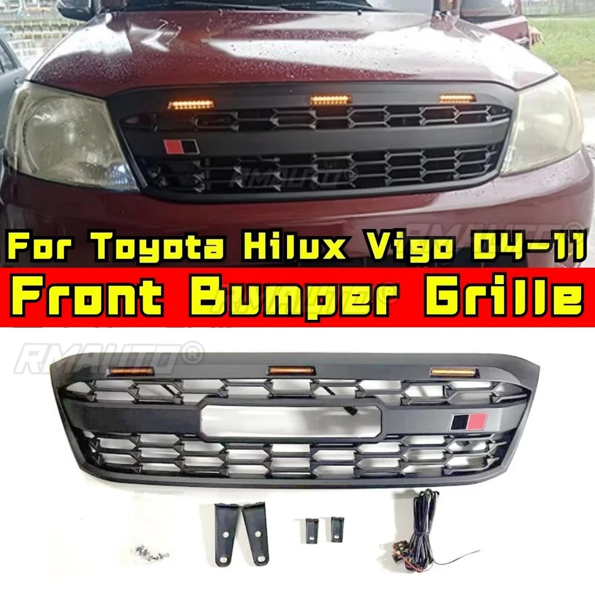 Car Bumper Grill De…