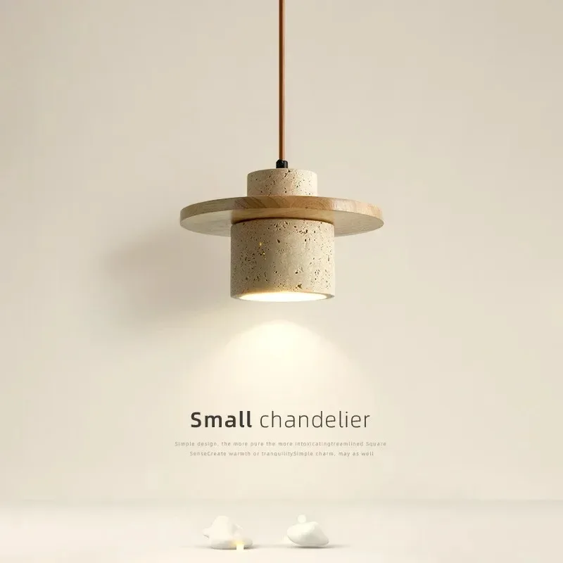 Yellow Cave Stone Pendant Light Indoor Illumination Fixtures Parlor Bedroom Cafe Homestay Teahouse