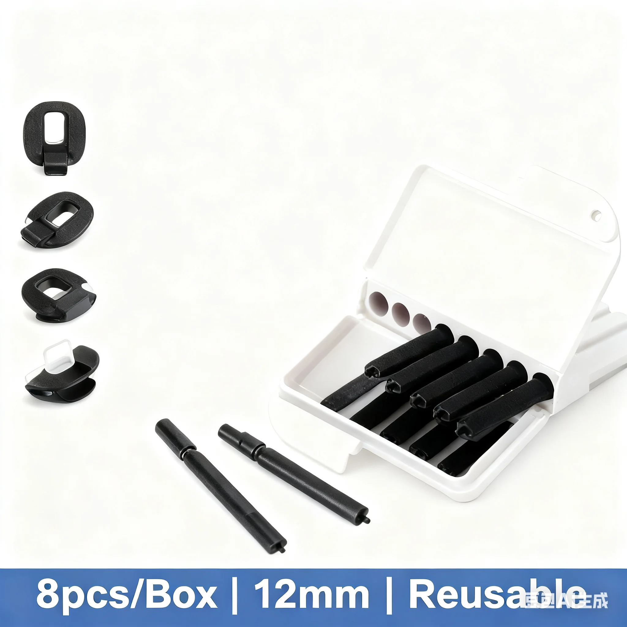 

8pcs Box 12mm Hearing Aid Earwax Guards Filters Dustproof Protection Waterproof Reusable Ear Wax Guards for Resound Hearing Aid