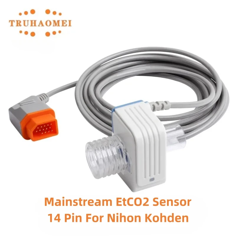 Mainstream EtCO2 Sensor Capnograph CO2 Module For Monitor Philips Mindray Comen Contec Yonker Bionet Nihon Kohden Zoll BLT