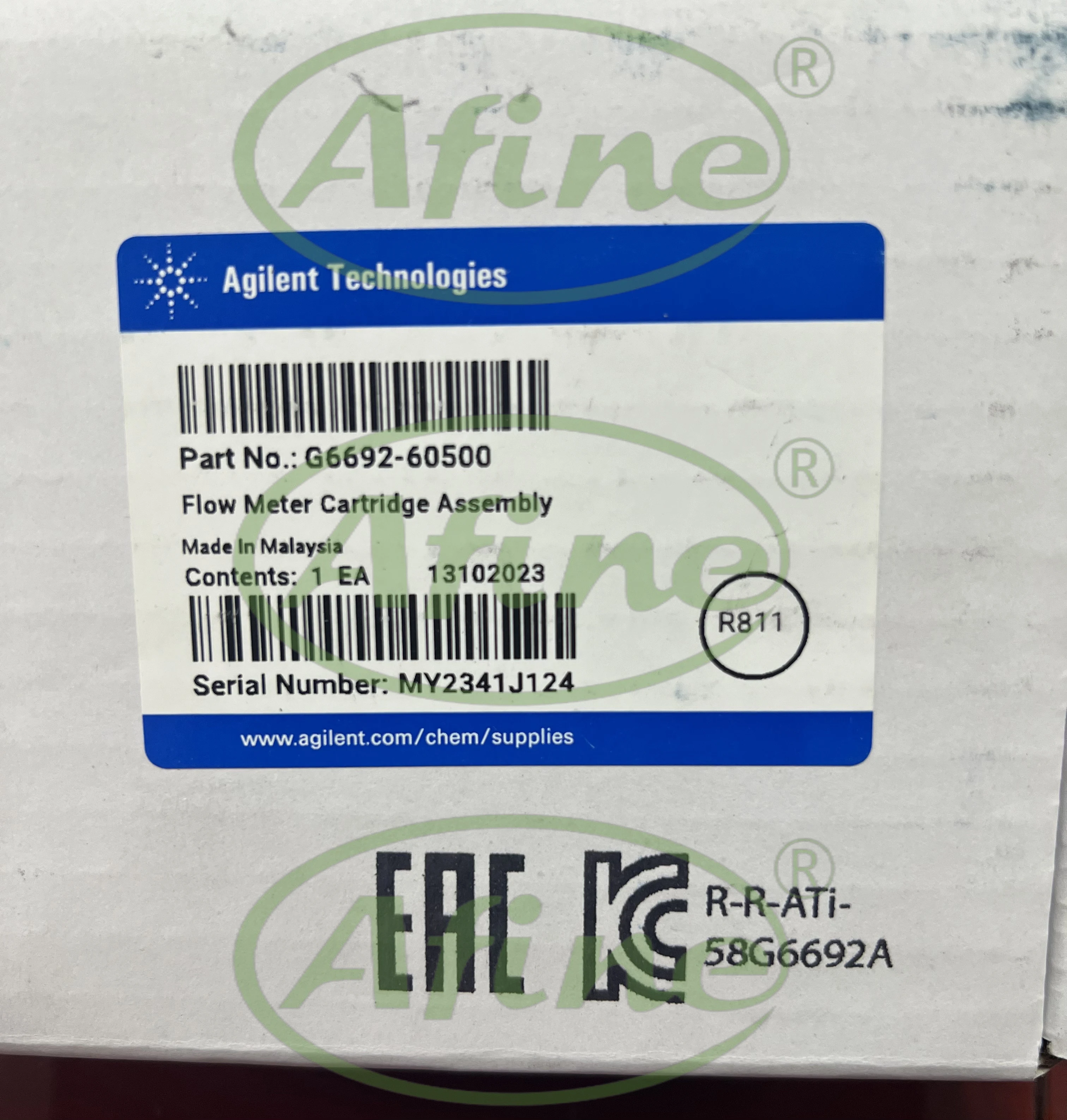 

AFINE Agilent G6692-60500 Replacement Cartridge for 6692A ADM Flow Meter