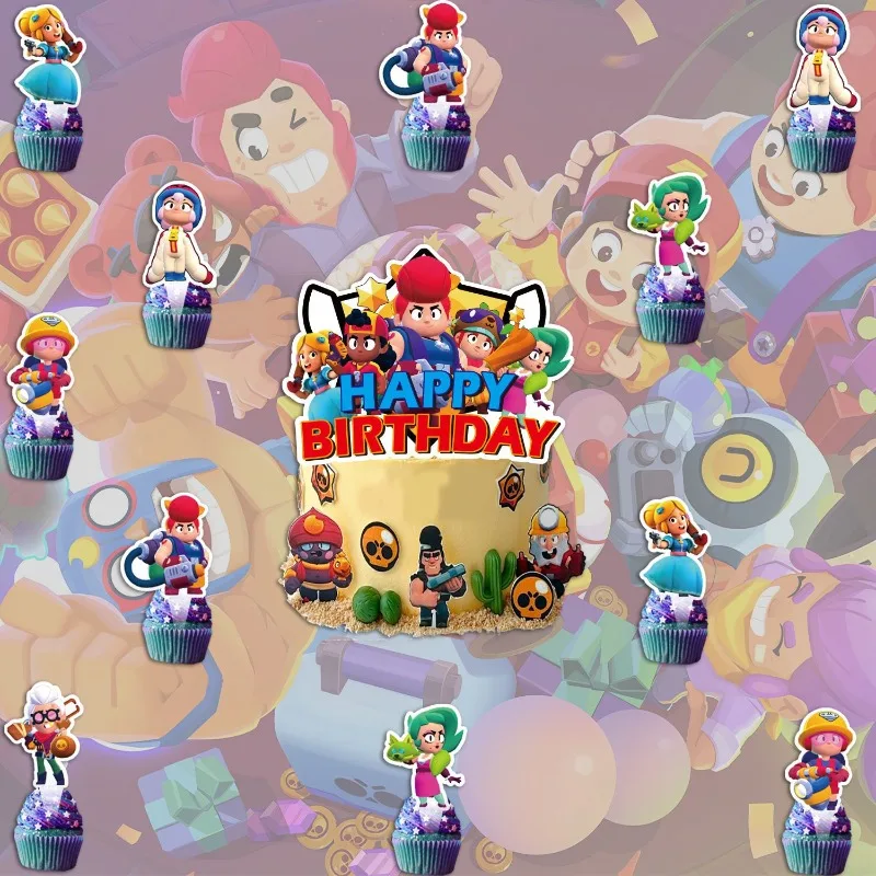 Children's Birthday Decoration Party Supplies Wilderness Duel Game Theme Balloons Party Kit Tableware Straw Cup Plates Kids Toy - view 5