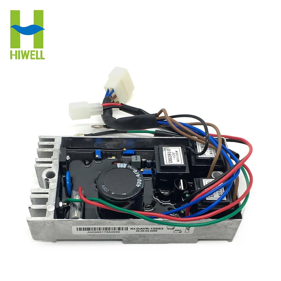 

KI-DAVR-150S3 Automatic Voltage Regulator Aluminium Case Power Stabilizer KIDAVR 150S3 15KW AVR For Kipor Generator Part