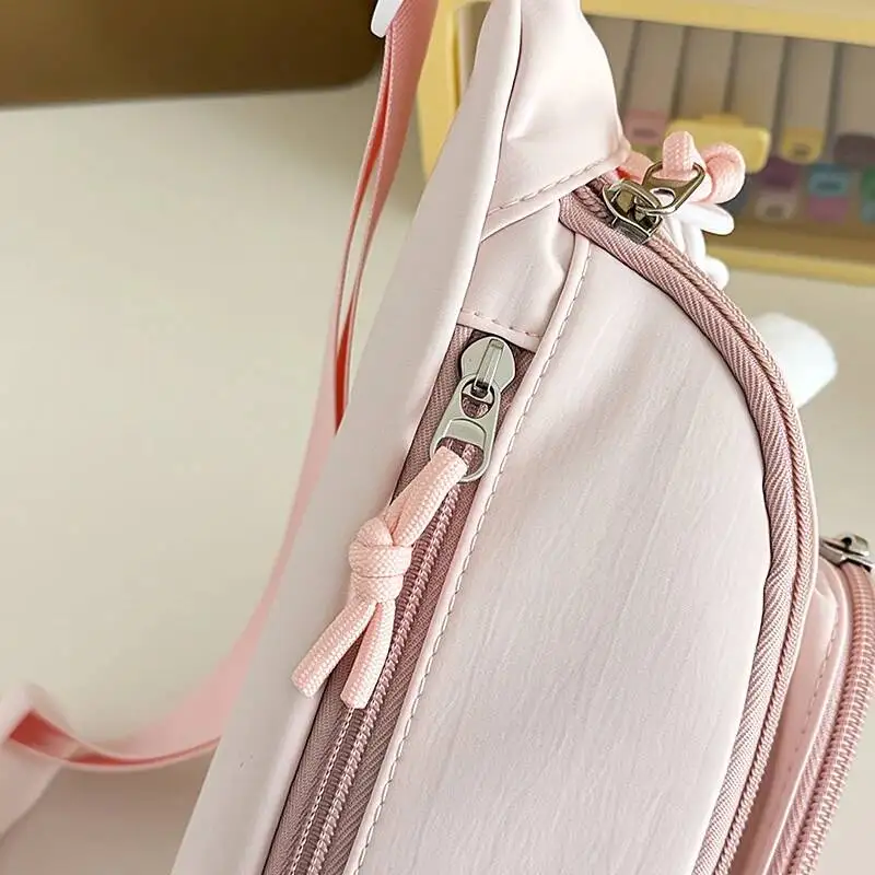Neue süße Anime Ita Bag – Stylische Damen-Outdoor-Fahrrad-Umhängetasche, transparente Bauchtasche für Mädchen, DIY Comic-Display-Schultertasche – Detail 23