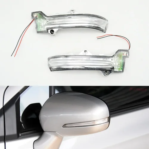 Imagen 1 del producto Luz indicadora de espejo retrovisor Exterior, lámpara de señal de giro para Suzuki s-cross SX4 S Cross 2014-2023 Vitara 2016-2023