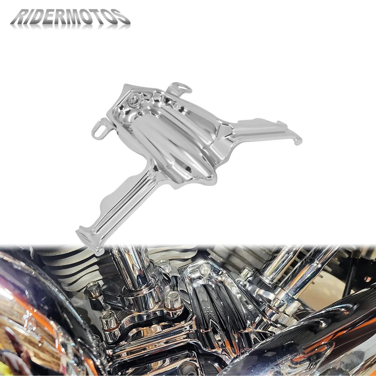 Chrome Tappet Lifter Block Motorcycle Accent Trim Cover For Harley Dyna Low Rider FXDL Softail Breakout FXSB Touring Road King