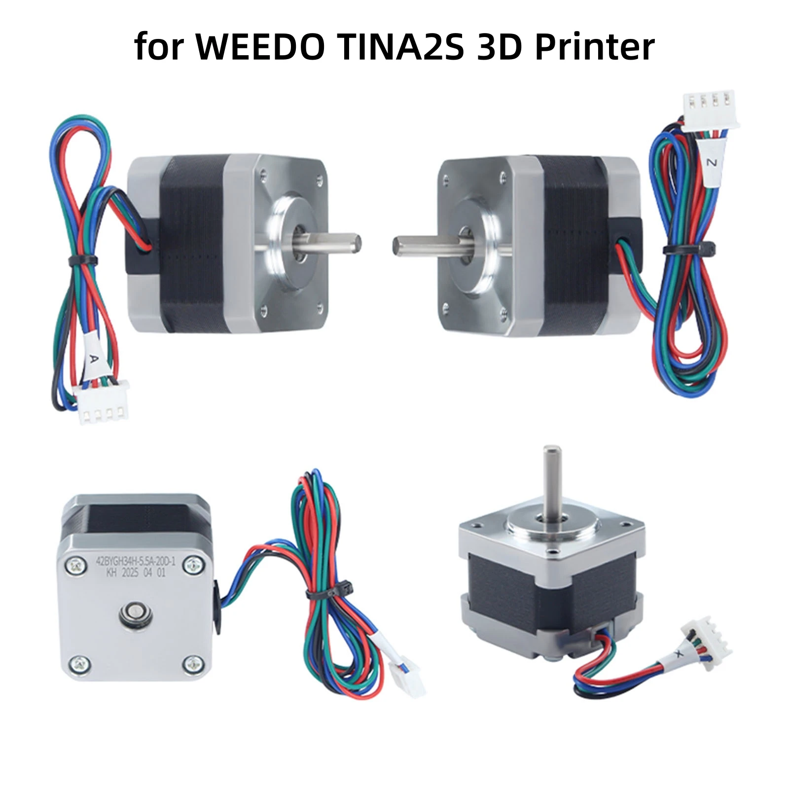 ل WEEDO TINA2S طابعة ثلاثية الأبعاد محرك متدرج الطارد محرك/Y-محور/X-محور/Z-محور سلسلة المحرك الملحقات