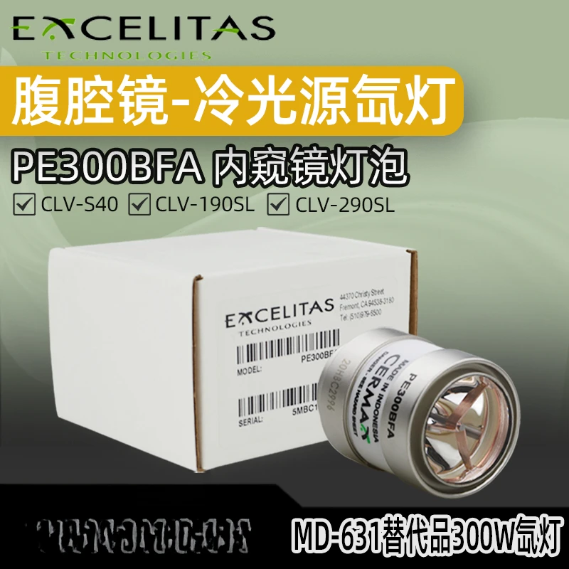 Excelitas PE300BFA endoscope high brightness xenon bulb cold light source CLV-20487