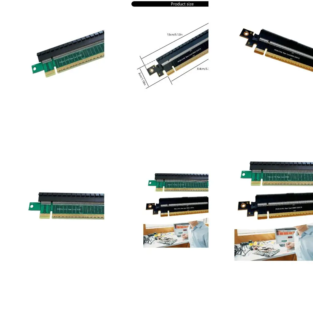 

PCIe5.0 X16 Risers Card Graphics Extension Card For Improved Gaming Experience A4WF