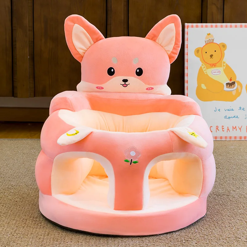 

Baby Sofa Baby Sits Upright Raised Backrest Does Not Harm The Spine Plush Seat Stool Designed To Prevent Falls