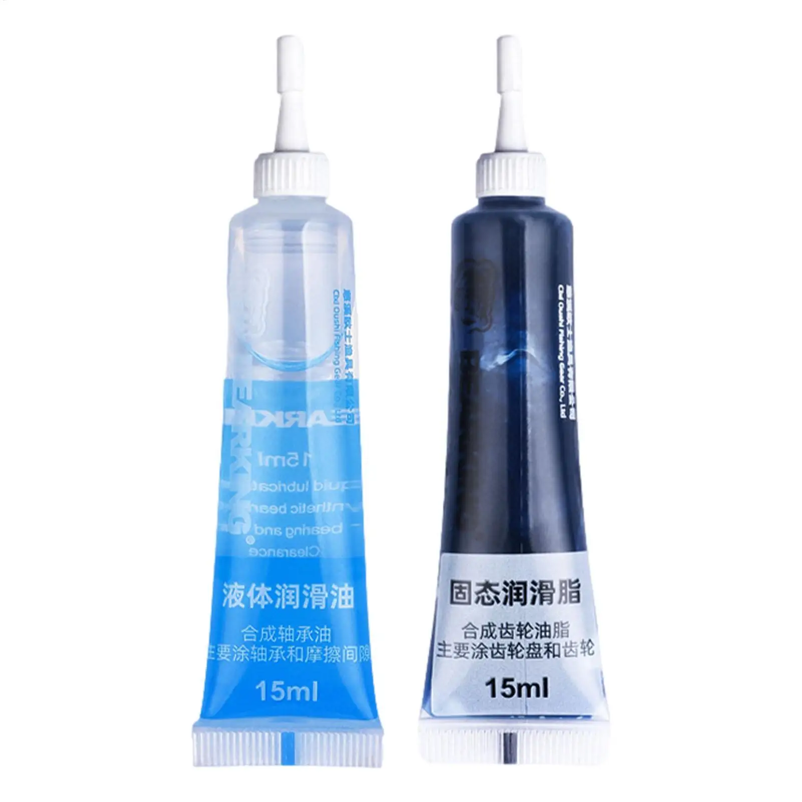 Grasa y aceite para carrete, 15ml, cuidado del carrete, limpiador de carrete de pesca, lubricador, 2 uds., paquete de pescador, carrete limpiador, aceite de mantequilla, accesorios de pesca