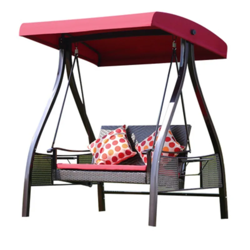 

Outdoor swing hanging chair balcony outdoor wrought iron rattan chair hanging basket sofa adult bassinet chair
