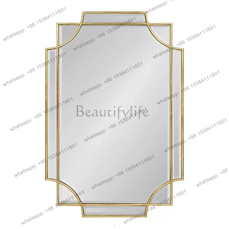 LS bathroom wall-mounted bedroom desktop vanity mirror creative entrance modern simple bathroom mirror