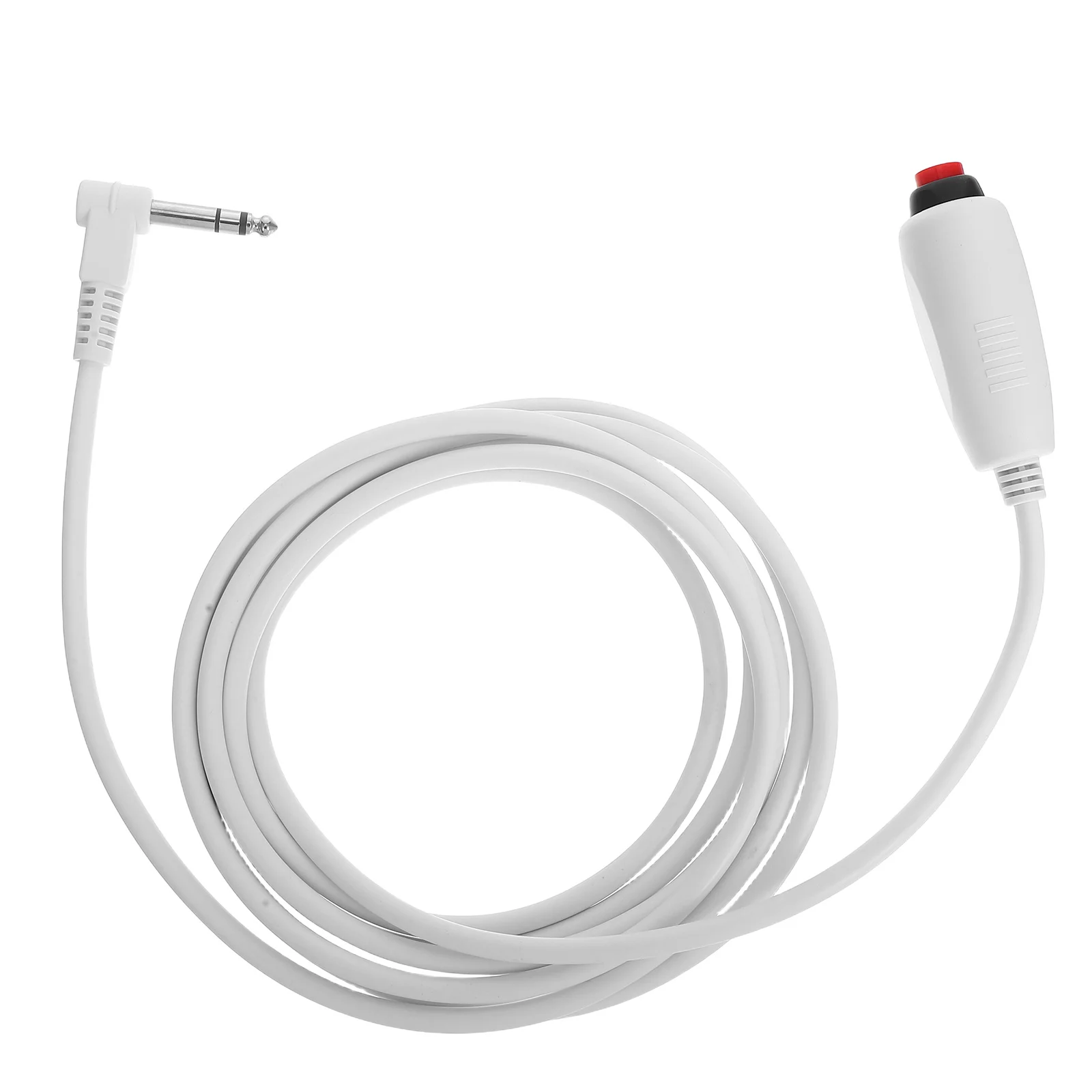 Nurse Call Button Cord Red 6.35Mm Plug Cable With Bed Sheet Clip For Hospital Medical Alert System Replacement Push Buttons
