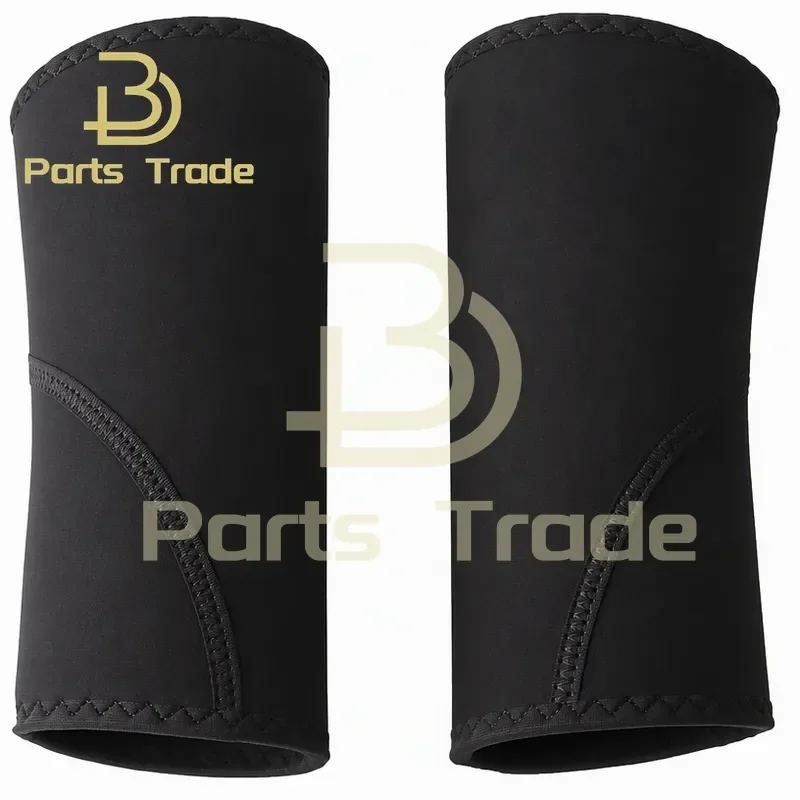 7mm Neoprene Professional Knee Sleeves for Weightlifting Black Stiff Knee Support for Powerlifting Pads for Knee Joint Safety
