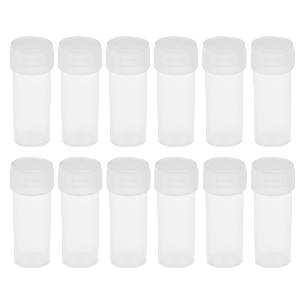 

100 Pcs Bottled Sampling Bottles Travel Powder Container with Caps Refillable Sample Mini Empty