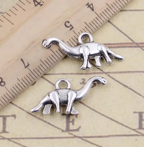 

Подвеска из сплава в виде динозавра бронтозавра EF3750, 20 шт., 27x12 мм