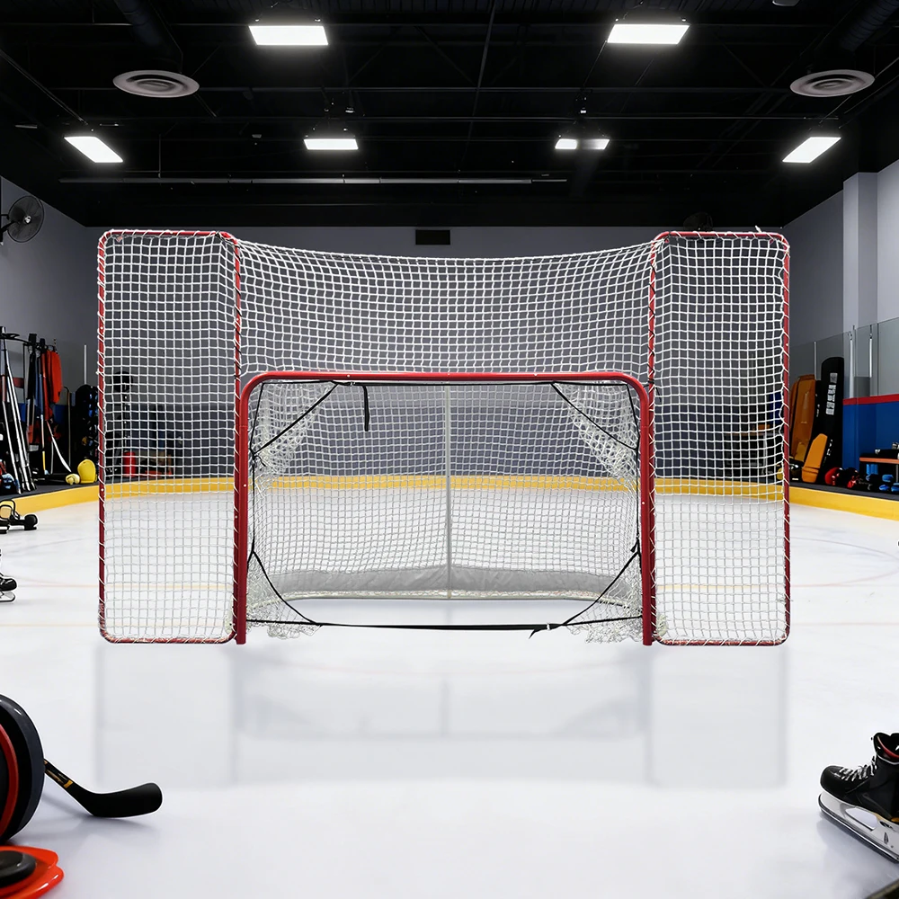 Top Backstop, Side Backstop, Target Corners and Shooting Net High Quality Ice Hockey goalpromote sales