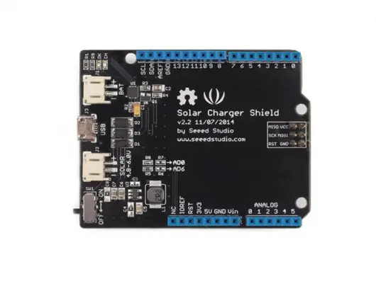 شاحن الطاقة الشمسية Shield V2.2 لوحة توسيع الشاحن بالطاقة الشمسية متوافقة مع اللفاف