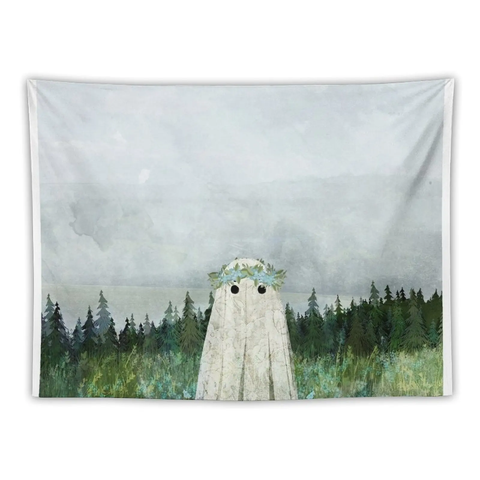 

Forget me not meadow Tapestry Decoration Home Decorative Paintings Anime Decor Tapestry