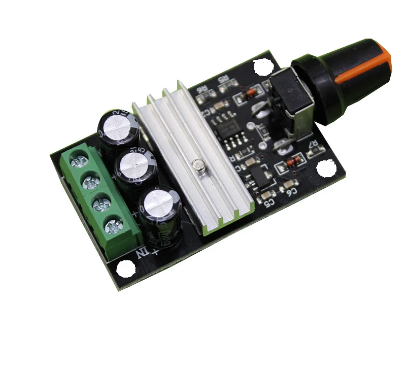 DC 6V 12V 24V 28VDC 3A 80W PWM Motor speed Controller Regulator Adjustable Variable Control With Potentiometer Switch