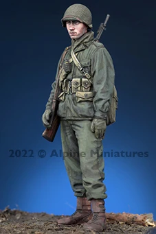 1:35 model kit resin kit    WW2 US Infantry (2 figures)