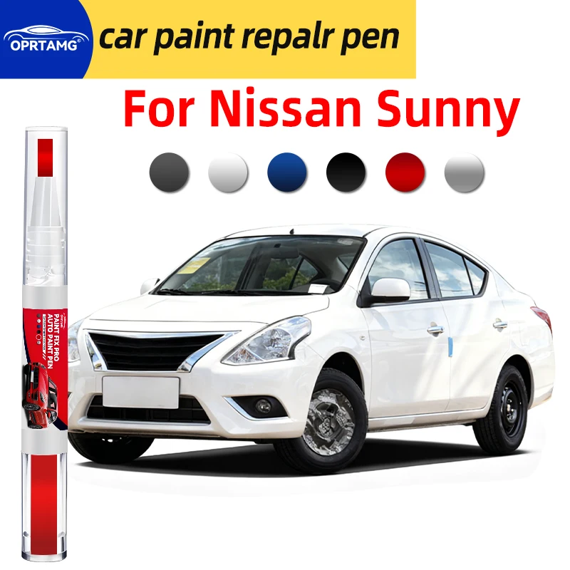 Caneta para retoque de pintura de carro, para nissan sunny, reparo de arranhões na pintura, acessórios para reparo de carroceria, ferramentas de pintu
